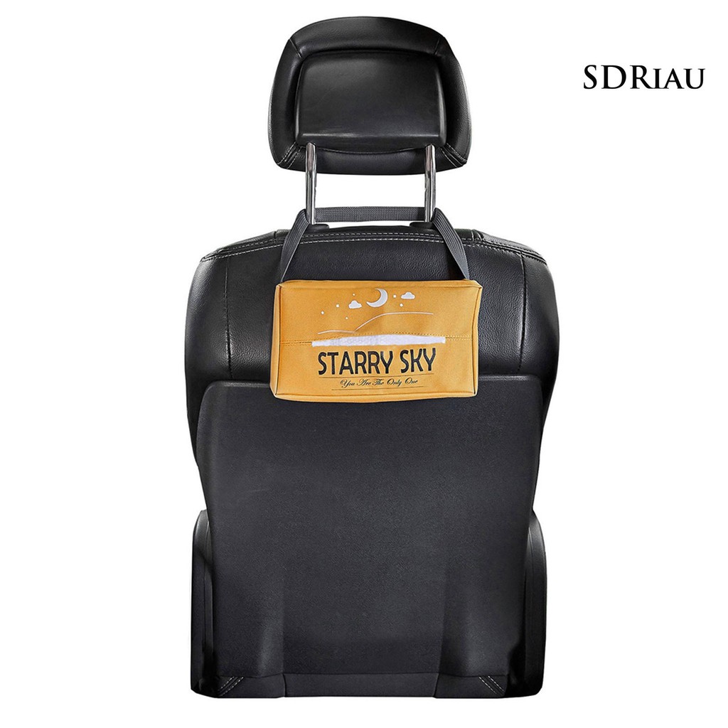 Túi Đựng Khăn Giấy Treo Sau Ghế Xe Hơi Tiện Dụng