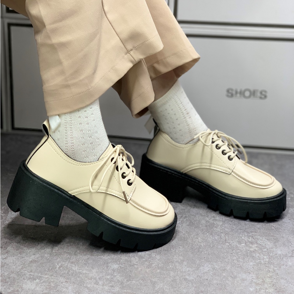 GIÀY OXFORD KELLY ĐỘC QUYỀN LOVESHOES ĐẾ CAO 6CM MÃ M28