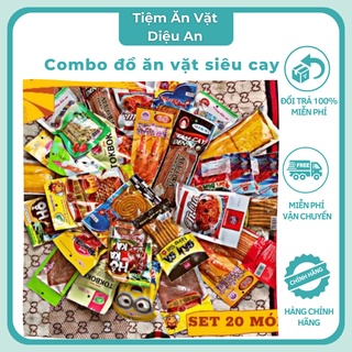 Combo 20 Gói Đồ Ăn Vặt ❤️ FREESHIP ❤️ Đồ Ăn Vặt Cổng Trường Đủ Vị Thơm Ngon