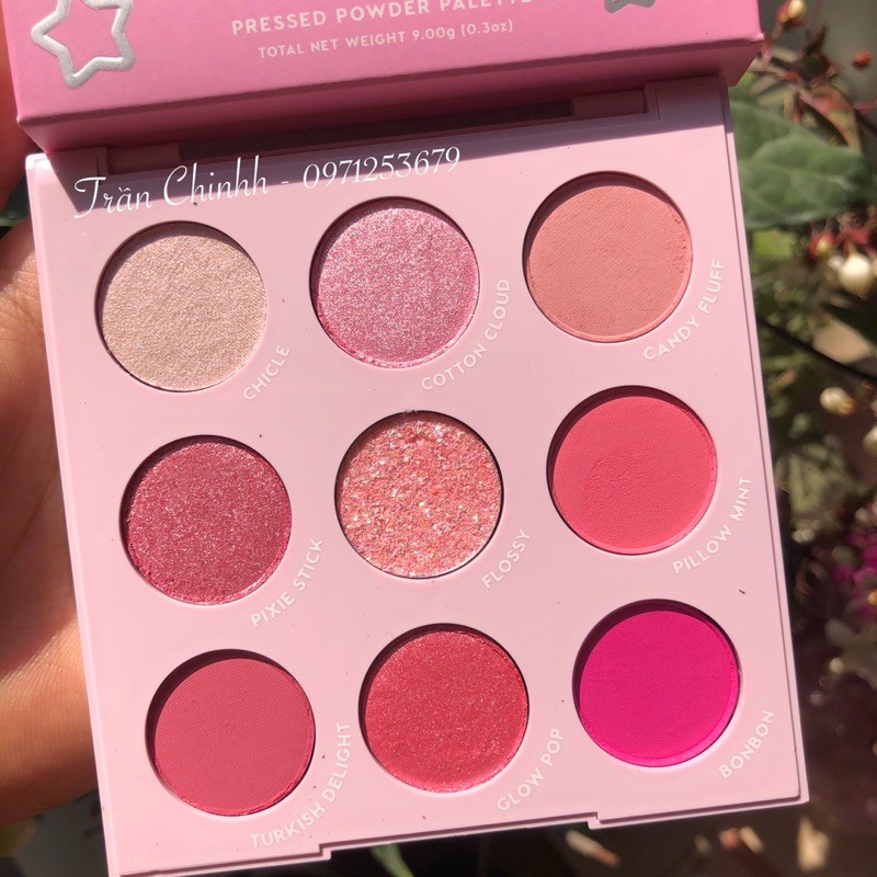 Bảng phấn mắt tone hồng Pony Colourpop Cloud Spun