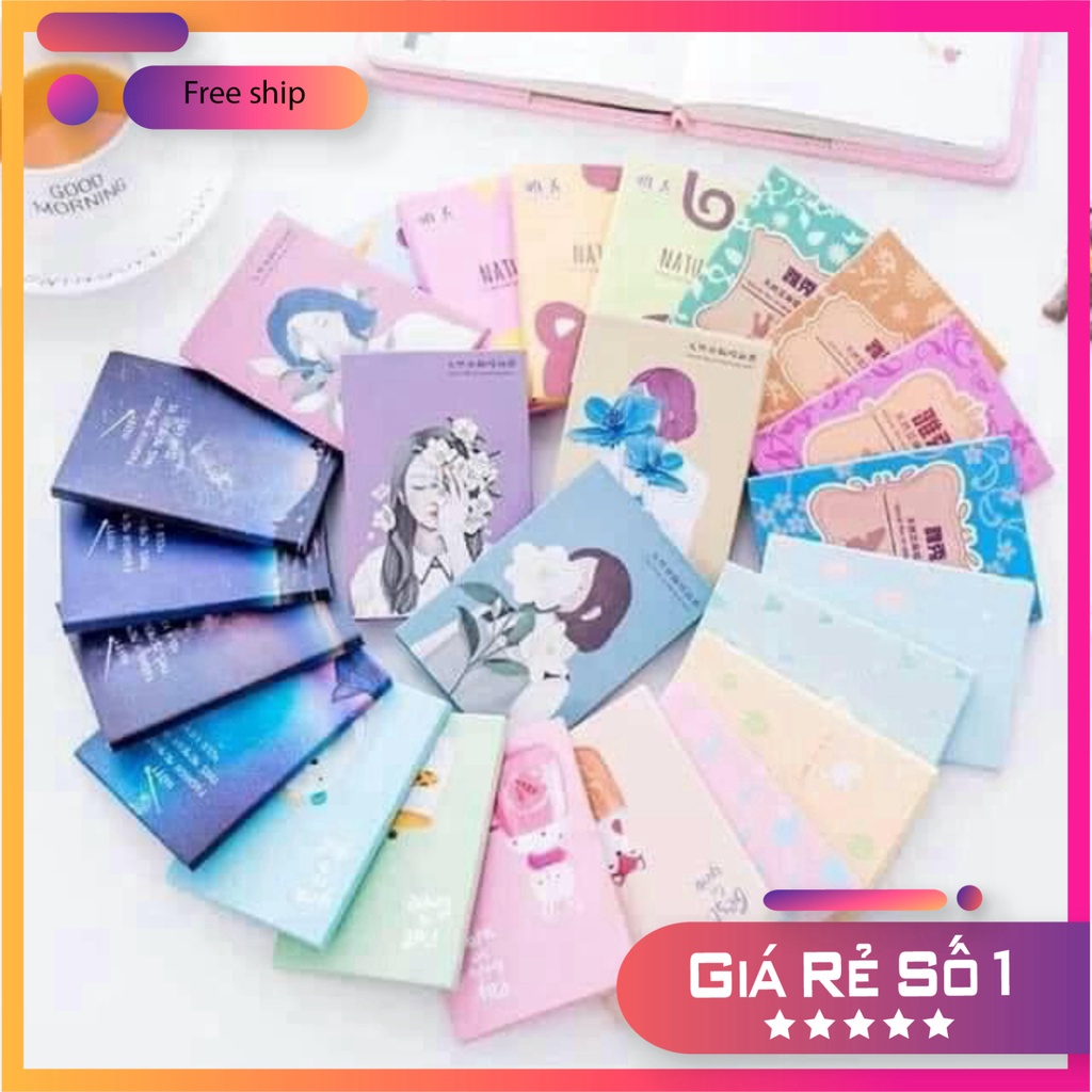 Combo 50 Giấy Thấm Dầu Tiện Dụng Nhiều Mẫu Cho Bạn Gái phukienvppbinhduong