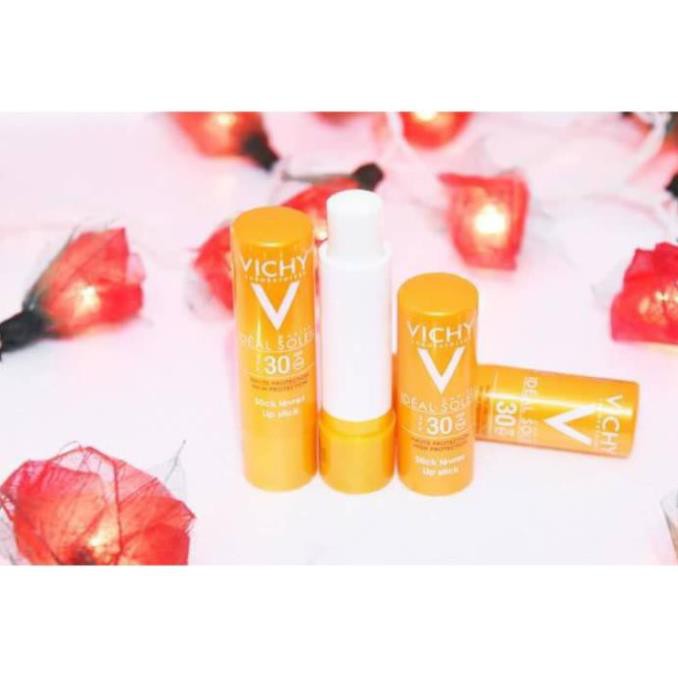Son Dưỡng Chống Nắng Vichy Idéal Soleil Lipstick SPF30. [100% chính hãng]