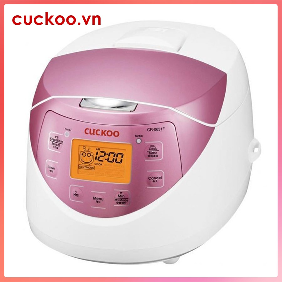 Hàng chính hãng - Nồi cơm Điện tử Cuckoo CR-0631F 1L