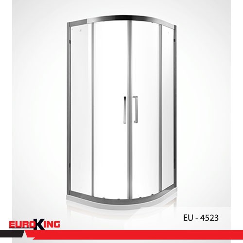 Phòng tắm vách kính EuroKing EU - 4523, cường lực, cửa lùa