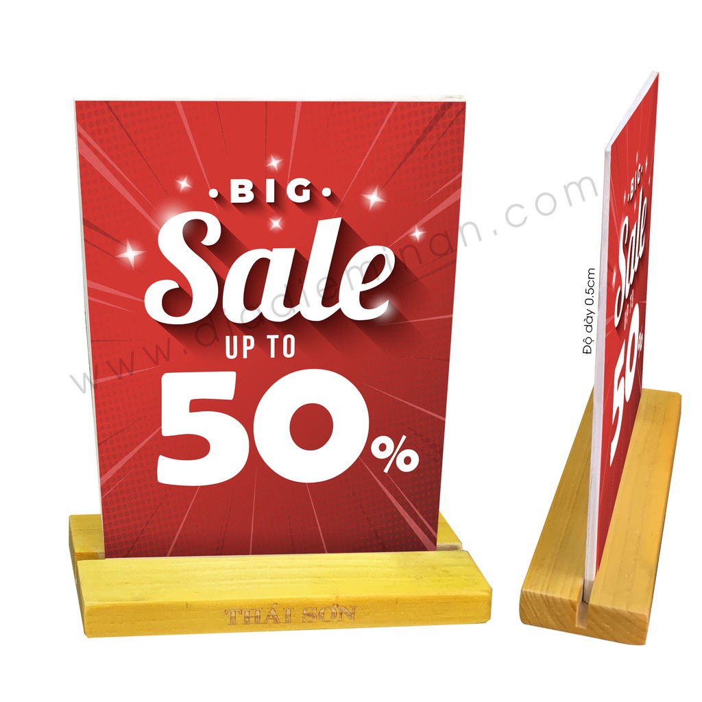 Bảng sale - Tấm Sale - Bảng Giảm giá - Tấm giảm giá  _ MẪU 3