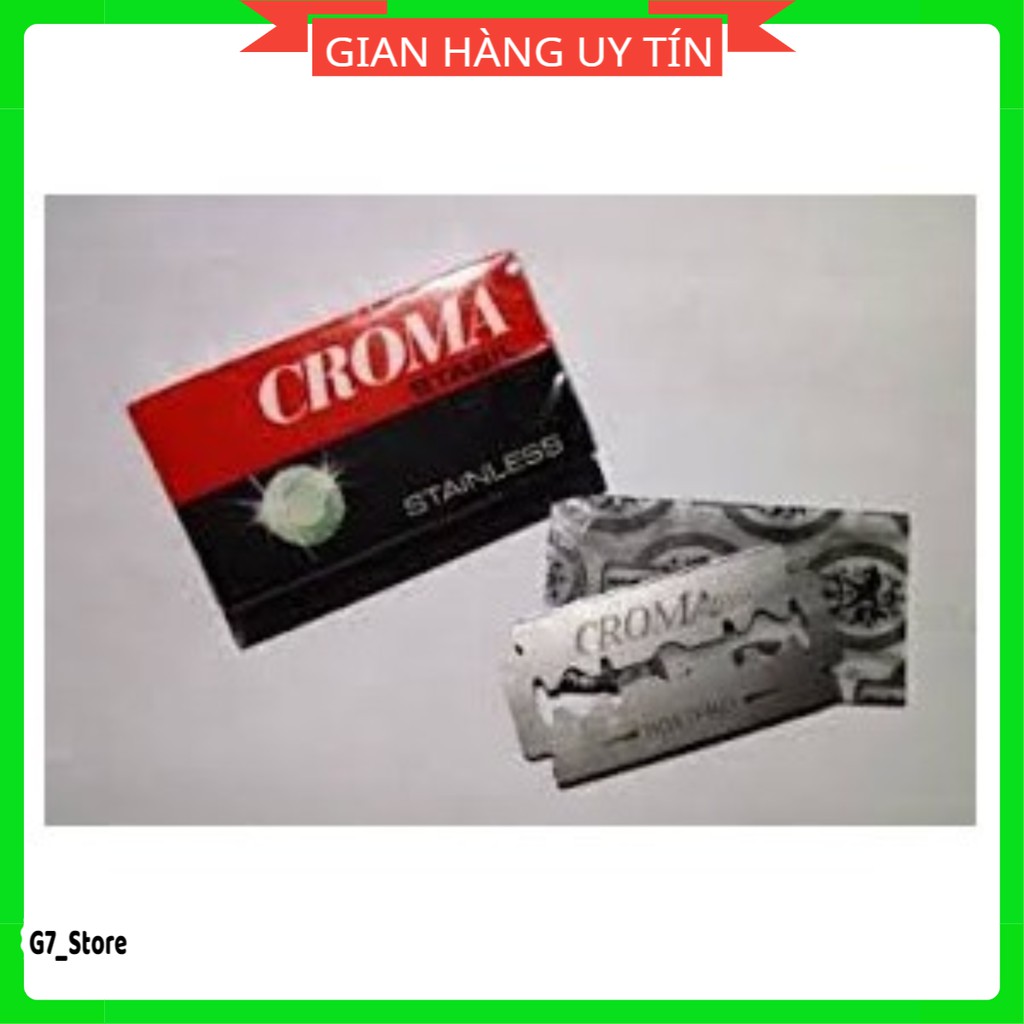 (SALE) DAO TEM CROMA 1 HỘP (10 LƯỠI) HÀNG CHUẨN CÔNG TY