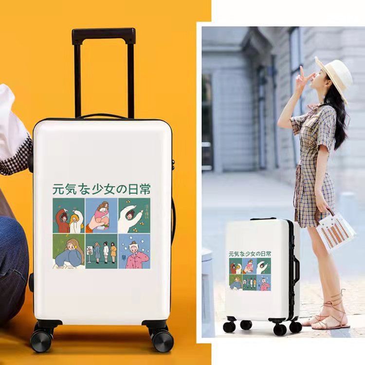 Vali Du Lịch Chủ Đề Cuộc Sống Thường Nhật In Hình Uv Cao Cấp Tối Giản Nhiều Size