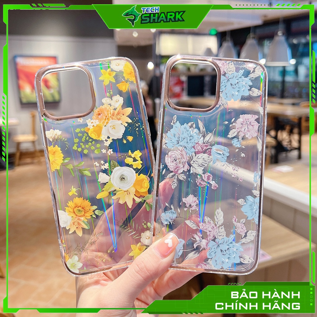 Ốp Lưng iPhone Hoa Cao Cấp EARLDOM x/xs/xsmax/11/12/pro/max/plus/promax