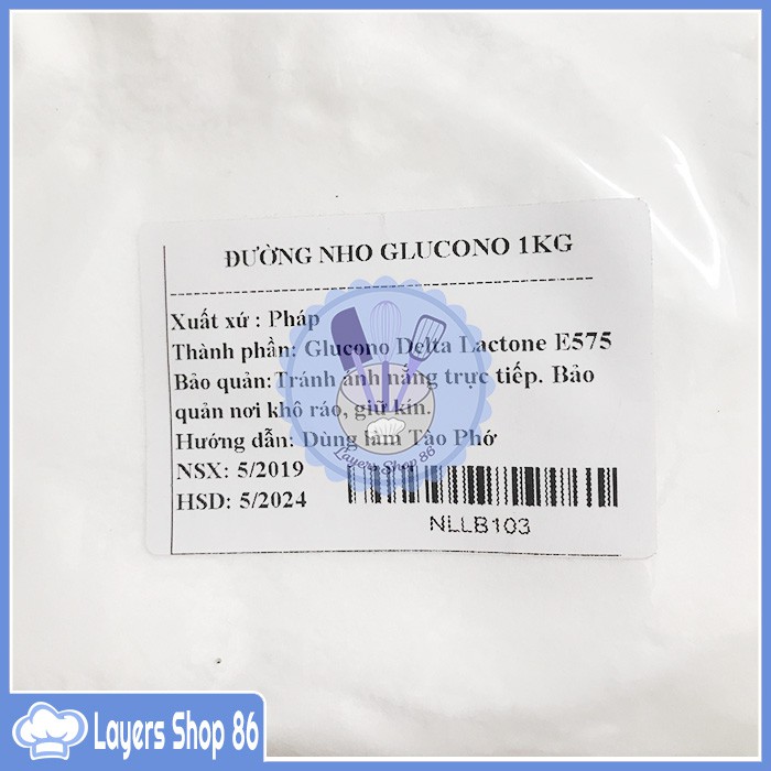 Đường nho Pháp làm tào phớ, đậu hũ 100g