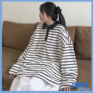 Áo phông Unisex polo kẻ sọc Afina-1794 - gere.official