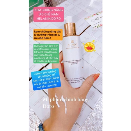 Kem Chống Nắng Vật Lý DORO 40g - Chống nắng, nâng tông, sáng da tự nhiên