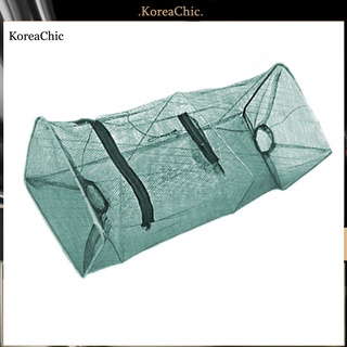 Lồng bẫy tôm cua cá bằng nylon có thể gấp gọn tiện lợi
