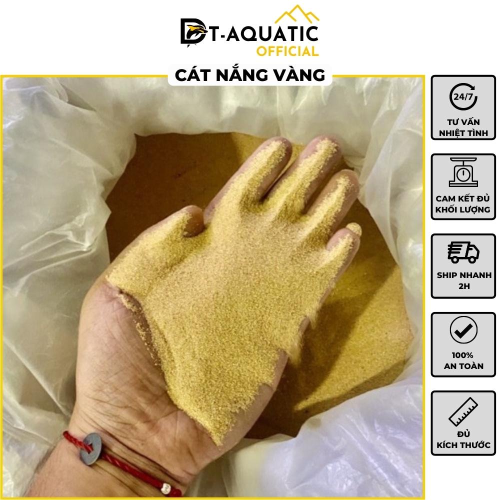 Cát nắng vàng [1kg] Trải Nền Trang Trí Bể Cá Thuỷ Sinh, Bán Cạn