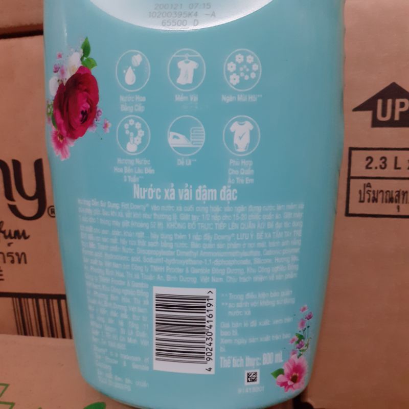 Nước Xả Vải Đậm Đặc Downy Chai 800 ml