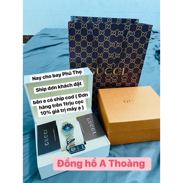 Đồng hồ Gucci nam nữ dây thép con ong