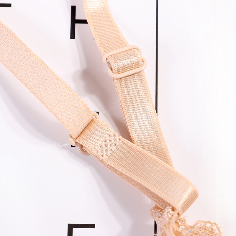 Áo Ngực Cotton Ren Chữ Y Màu Trắng/Đen Không Gọng Có Khóa Cài Dành Cho Nữ