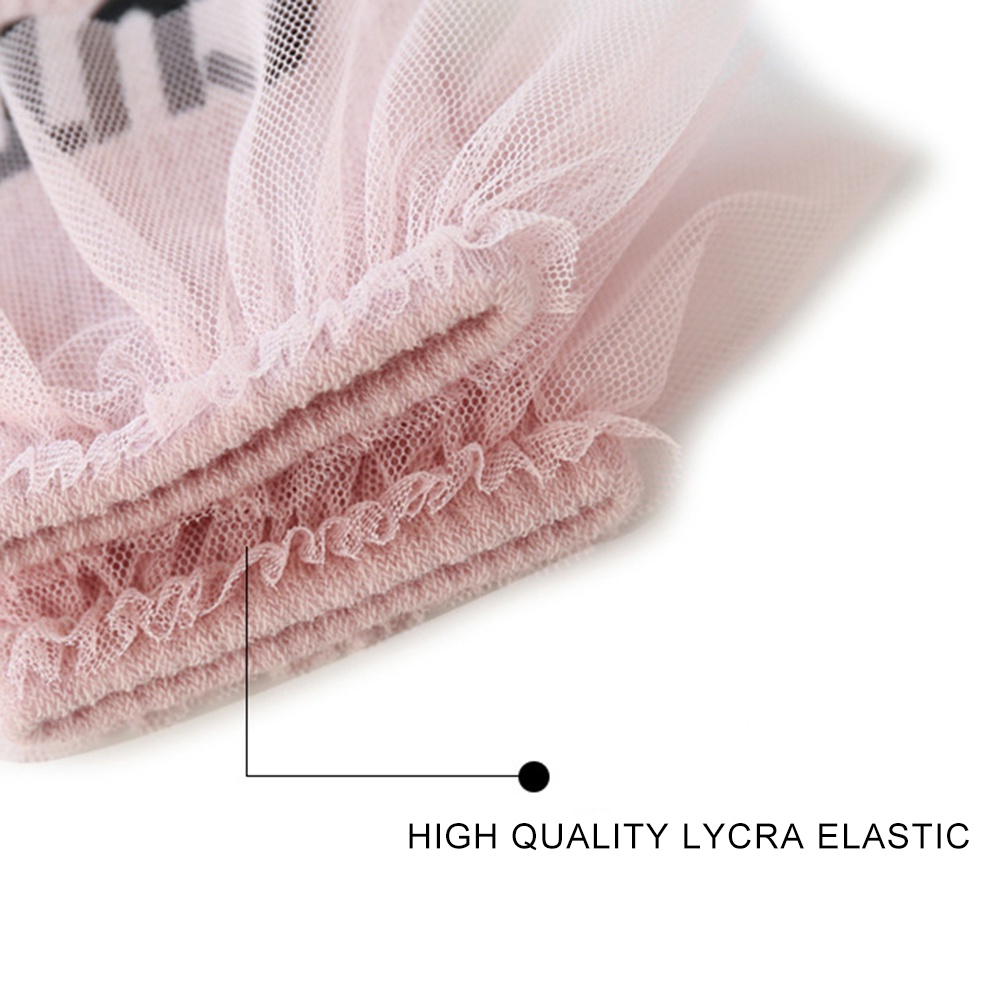 Trẻ mới biết đi Vớ bông cho trẻ sơ sinh Lưới xù đồng phục Vớ trẻ em gái