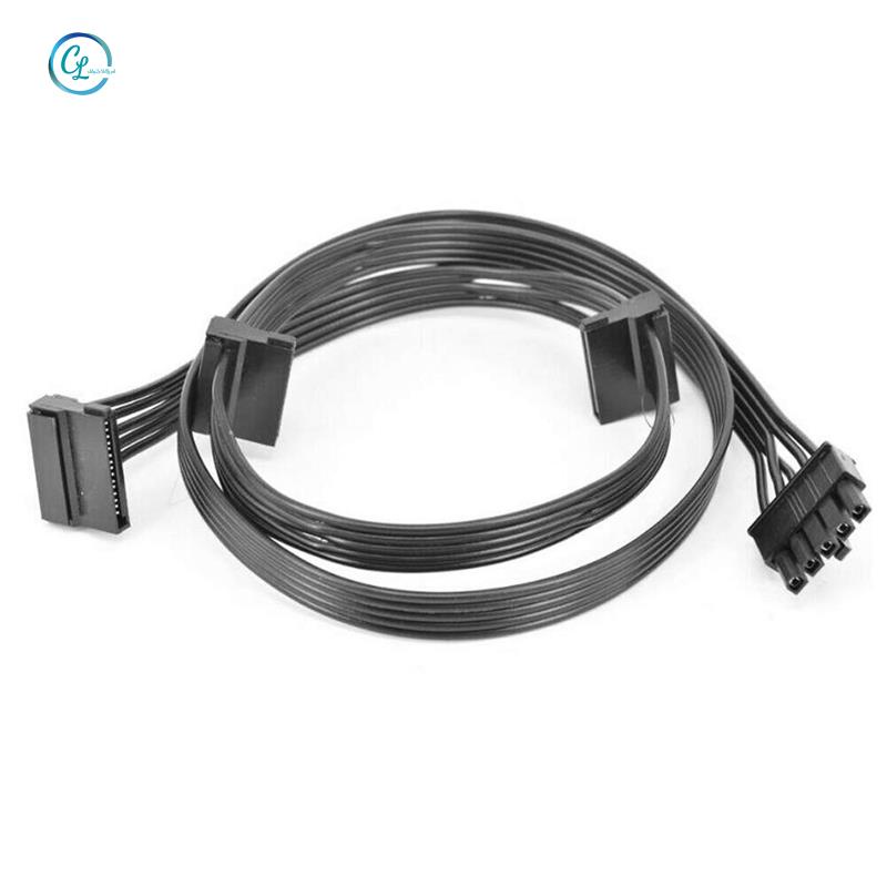 COOLER MASTER Dây cáp nguồn 5 Pin 1 sang 3 đầu 15 Pin SATA 5P PSU cho bộ tản nhiệt V550 V650 V700 V750 V850 V1000 V1200