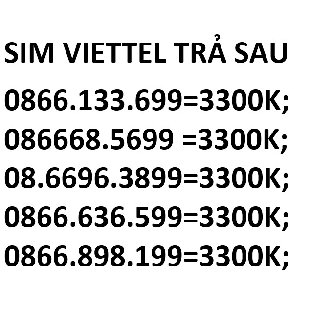 Sim đẹp 10 số viettel trả sau  ZMX536