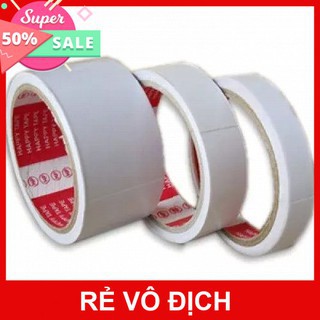 Combo 100 cuộn Băng keo 2 mặt 1.2F và 20 cuộn 2.5F