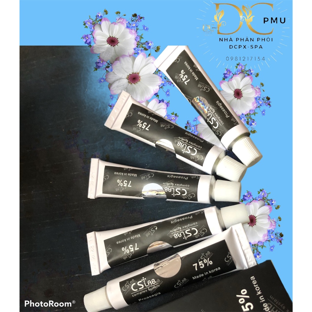 Dưỡng làm dịu phun xăm thẩm Mỹ hàn quốc cslas 75%