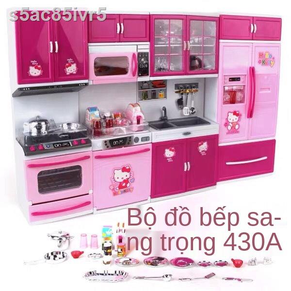 ∈ ■Đồ chơi nhà bếp trẻ em cô gái mô phỏng mini nấu ăn dùng nhỏ tủ lạnh quà tặng sinh nhật