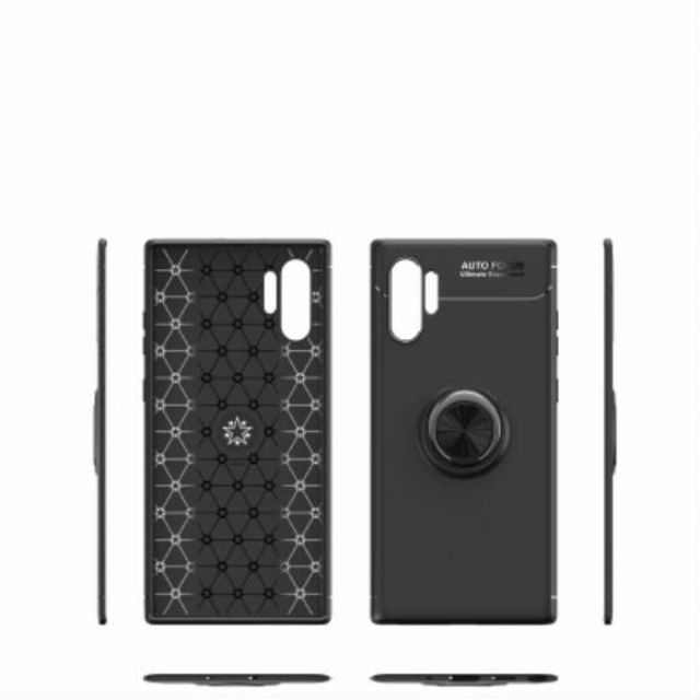 Ốp lưng Samsung Galaxy Note 10 Plus chống sốc nhẫn Giá đỡ hiệu Auto Focus cao cấp