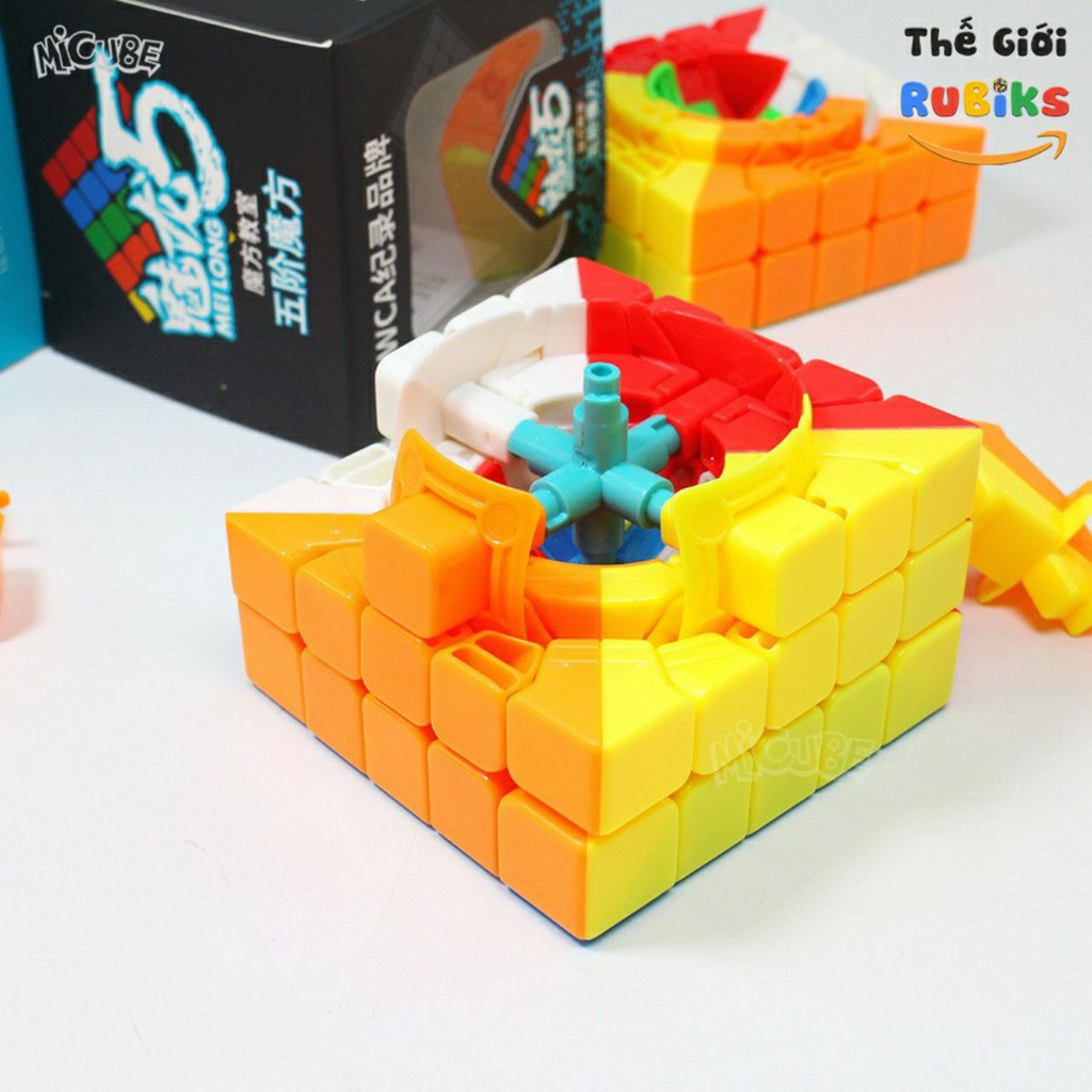 Đồ chơi Rubik 5x5 Stickerless MoYu MeiLong MFJS Rubik 5 Tầng(loại xịn)