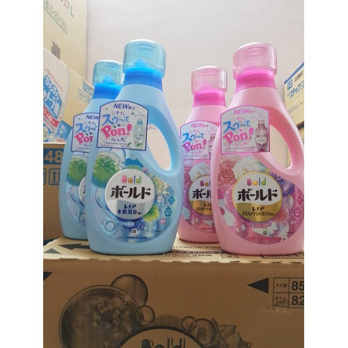 Nước Giặt Gel Bold Chai 850g hàng nội địa Nhật Bản