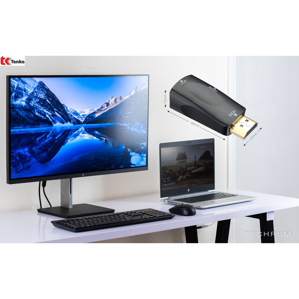 Đầu Chuyển Đổi HDMI Sang VGA Cao Cấp TK-HD1-0