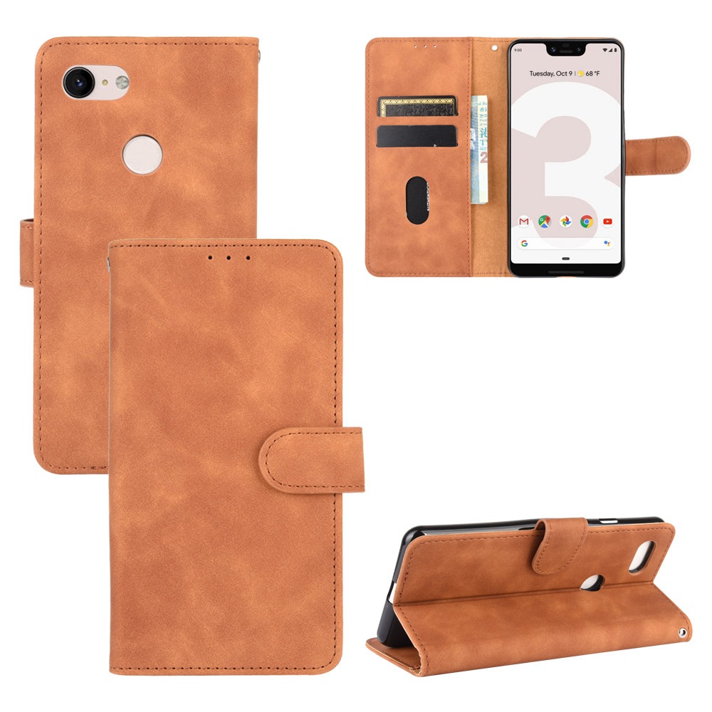 Bao Da Điện Thoại PU Dạng Ví Nắp Lật Khóa Nam Châm Sang Trọng Cho Google Pixel 3 XL / Pixel3 TPU
