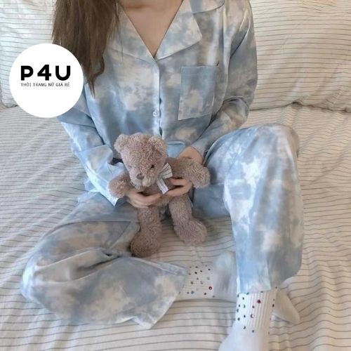 Đồ Bộ Mặc Nhà Dài Tay, Pyjama Nữ Cotton Chất Dày Ấm Đủ Màu Đủ Size