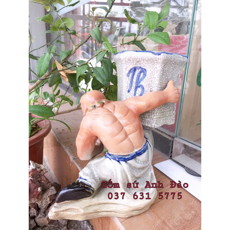 Chậu tượng la hán nâng vò thế cực đỉnh