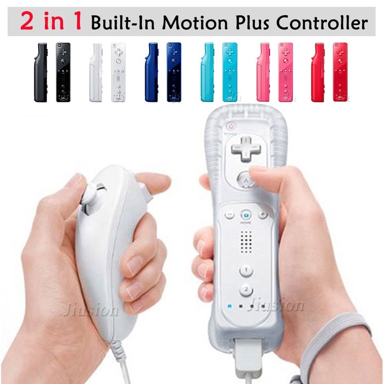 Tay Cầm Chơi Game Nintendo Wii / Wii U Wii Kèm Điều Khiển Từ Xa