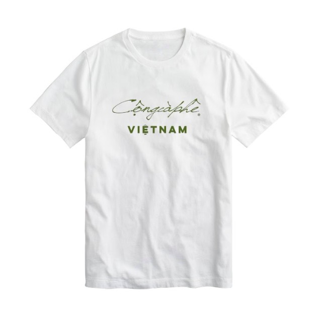 Áo Việt Nam (áo phông cốt tông hai màu đen trắng) - Cộng Cà Phê