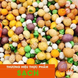 Đậu Phộng Da Cá Mix 5 Vị 450g - Đậu Phông Giòn Giòn Thơm Ngon - DOAVA