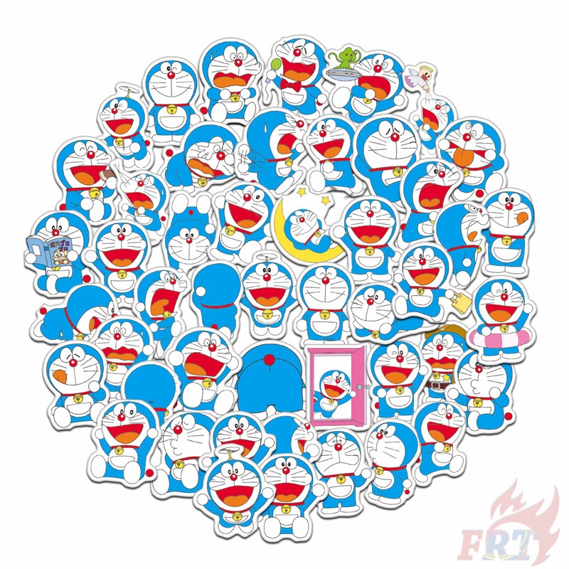 ❉ Doraemon - Series 01 Anime Stickers ❉ 60Pcs/Set DIY Fashion Luggage Laptop Skateboard Decals Doodle Stickers