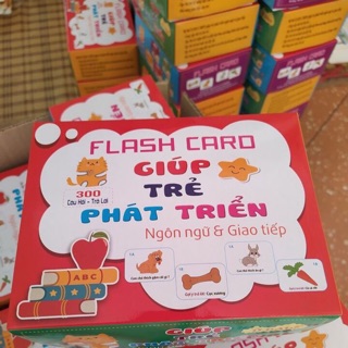Bộ thẻ giúp trẻ phát triển ngôn ngữ và giao tiếp