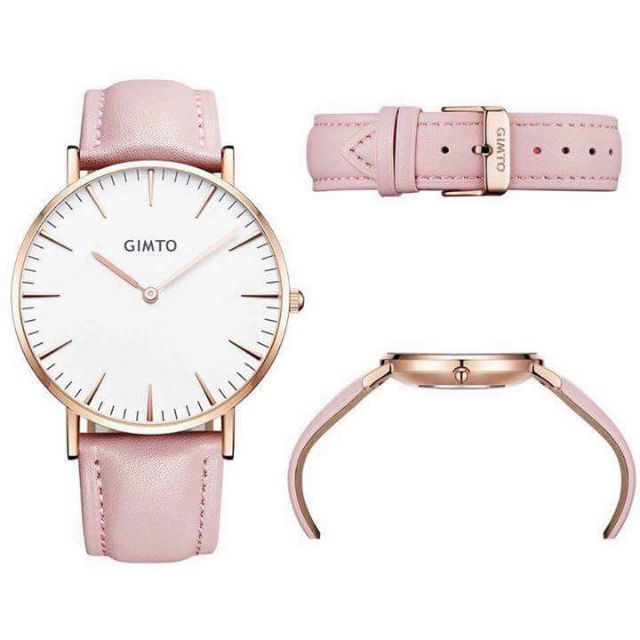 Đồng hồ unisex GIMTO luxury leather