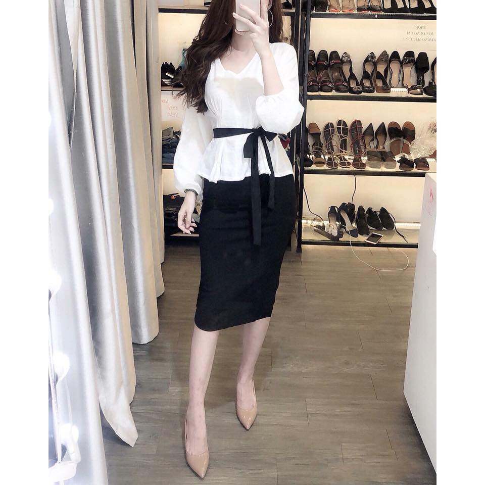 Chân váy bút chì, chân váy công sở thanh lịch [KÈM ẢNH THẬT]