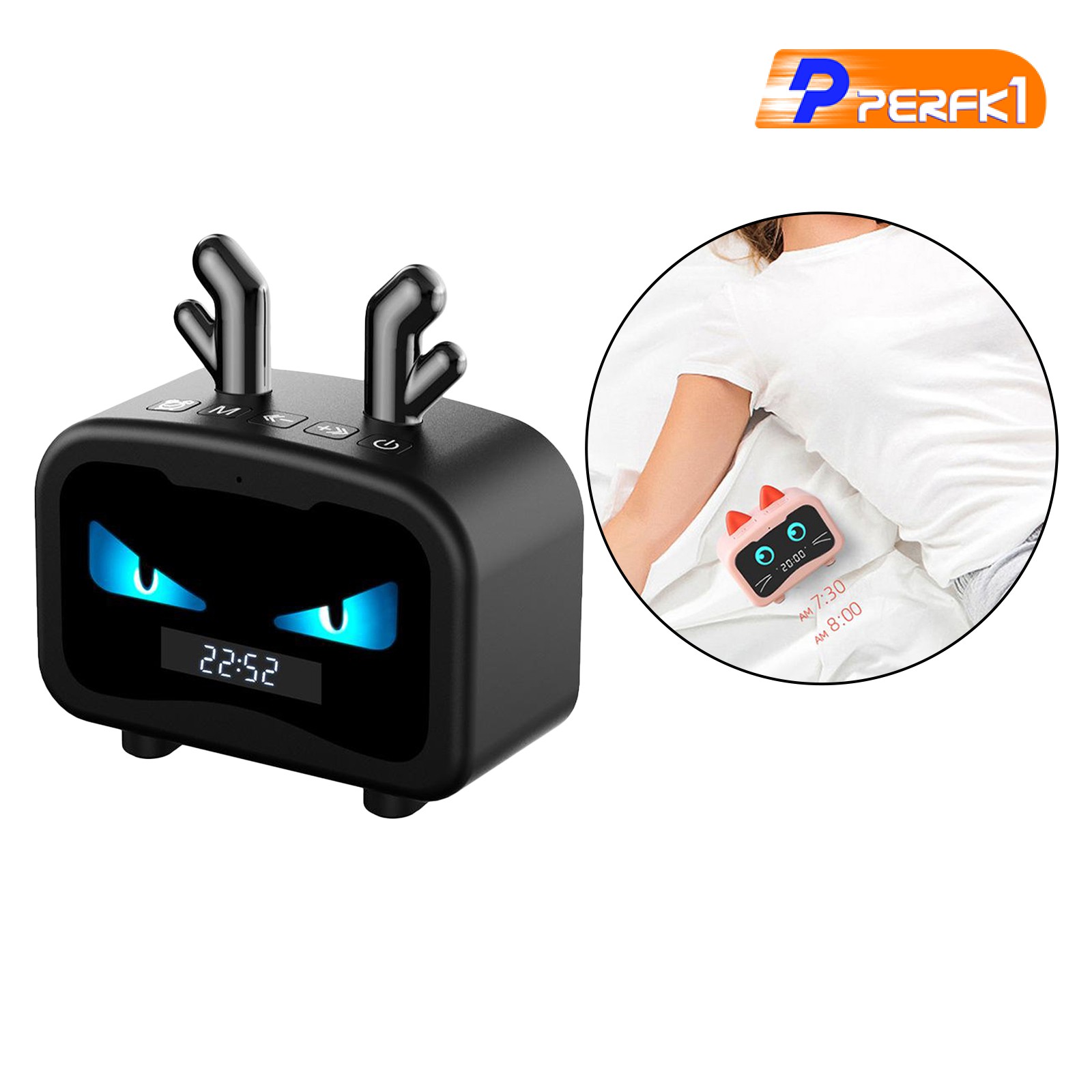 Loa Bluetooth Không Dây Tích Hợp Fm / Đồng Hồ Báo Thức