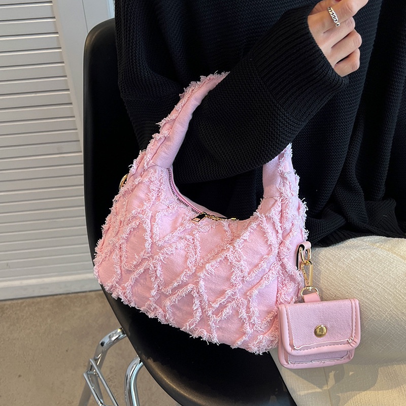 Túi Xách Vải Jean denim Đa Năng Độc Đáo Thời Trang Mùa Hè 2022 Dành Cho Bạn Nữ