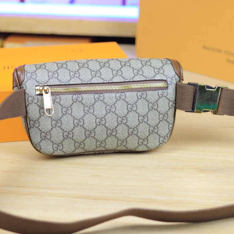 Túi bao tử đeo chéo đeo bụng Unisex G88013 có 3 màu chất liệu da cao cấp size 20x12x6cm