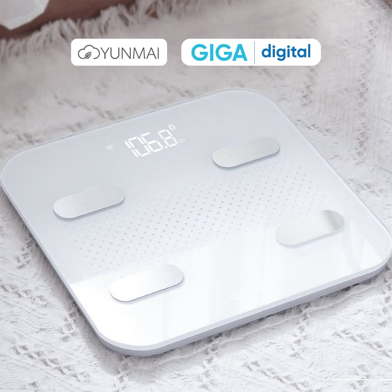 Cân điện tử thông minh Xiaomi Yunmai S (M1805) các màu - Bluetooth - Chính hãng BH 12 tháng
