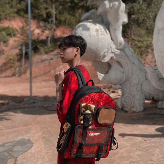 Balo Degrey Đỏ Backpack degrey Red phiên bản giới hạn tết thời trang đi học đi chơi