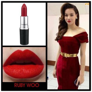 Son Mac Ruby Woo Màu Đỏ Tươi Tôn Da