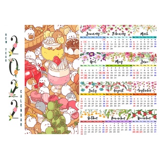 Lịch tường 2025 molang LA9 size A3