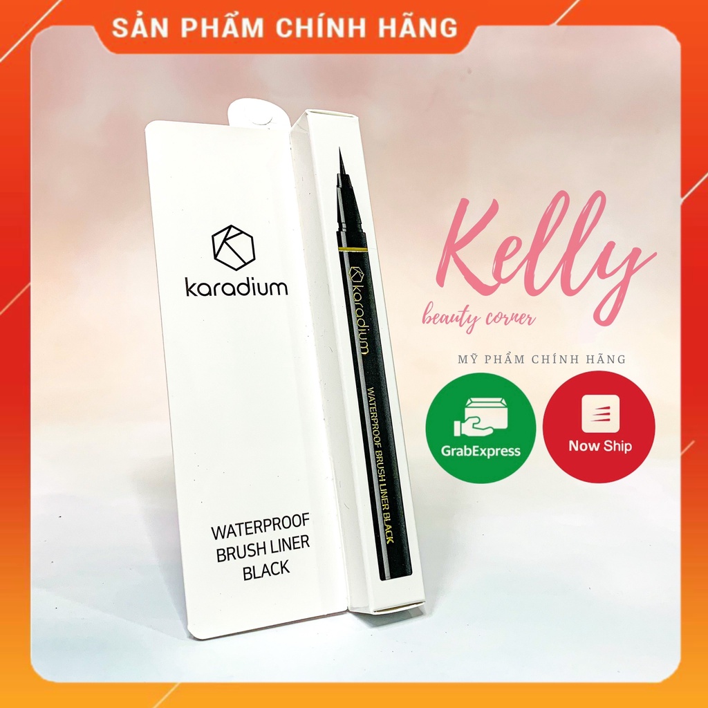 KẺ MẮT KARADIUM Waterproof Brush Liner #Black