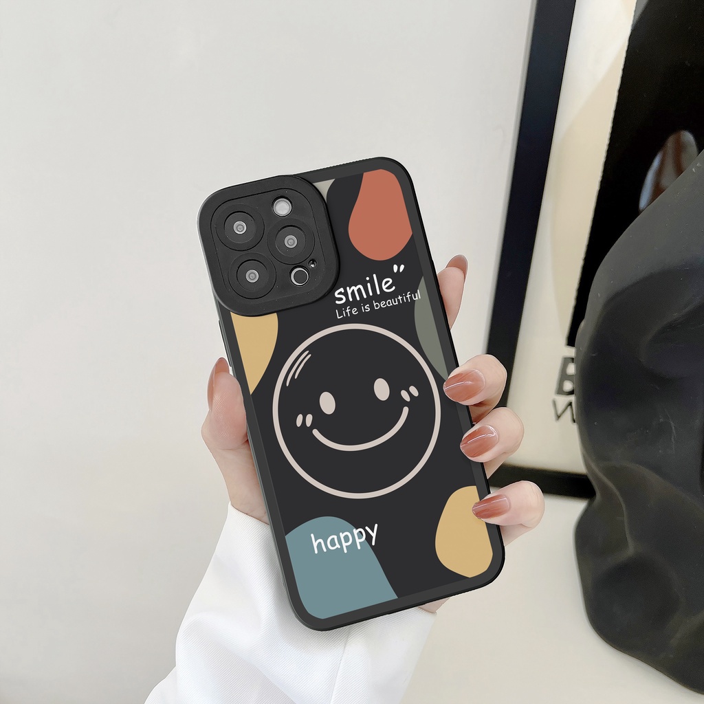 Ốp lưng iphone Color Smile cạnh vuông 6/6plus/6s/6splus/7/7plus/8/8plus/x/xs/11/12/13/14/pro/max/promax/plus/shin/case
