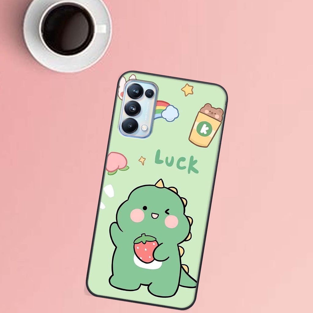Ốp lưng Oppo RENO 5 in hình khủng long , gấu nâu xinh xắn, siêu cute  mà còn vô cùng RẺ -ĐẸP
